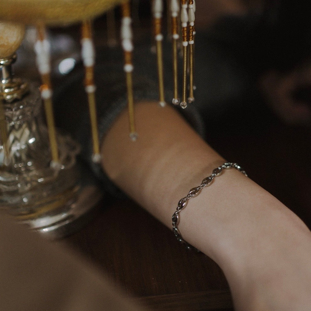 Polished Bean Bracelet