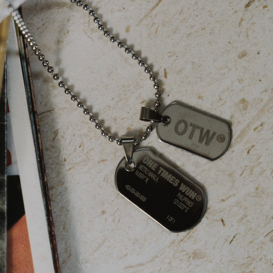 Signature Dog Tag Necklace