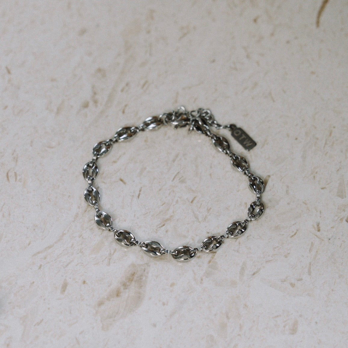 Polished Bean Bracelet
