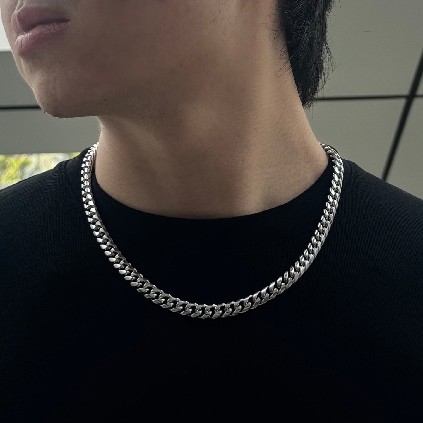 Minimal Cuban Necklace