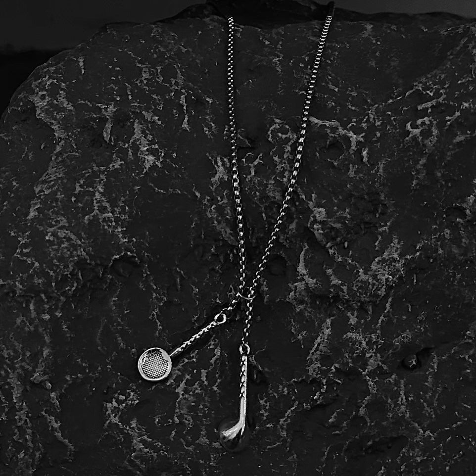 Metallic Earphone Necklace