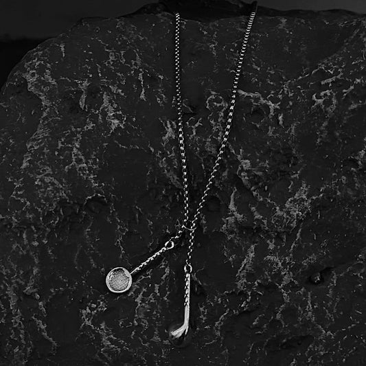 Metallic Earphone Necklace