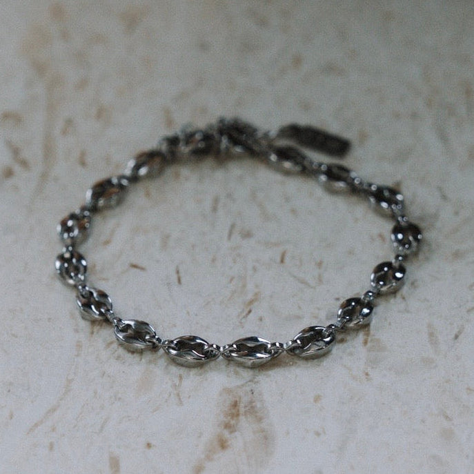 Polished Bean Bracelet