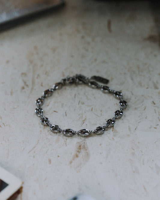 Polished Bean Bracelet