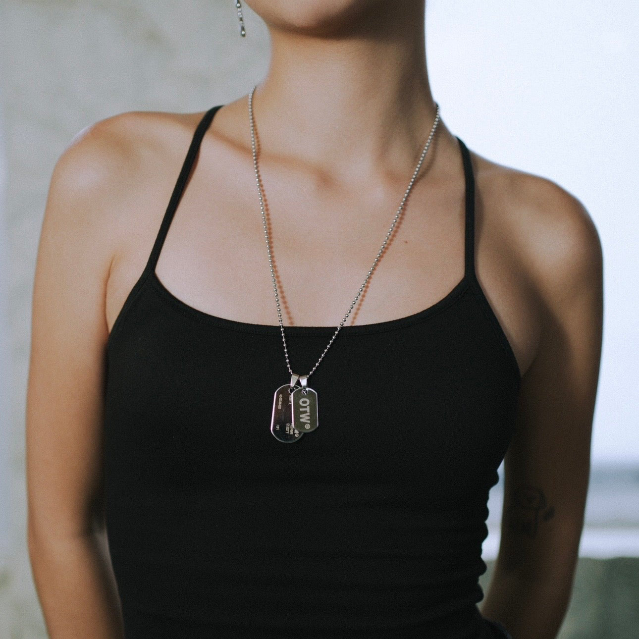Signature Dog Tag Necklace